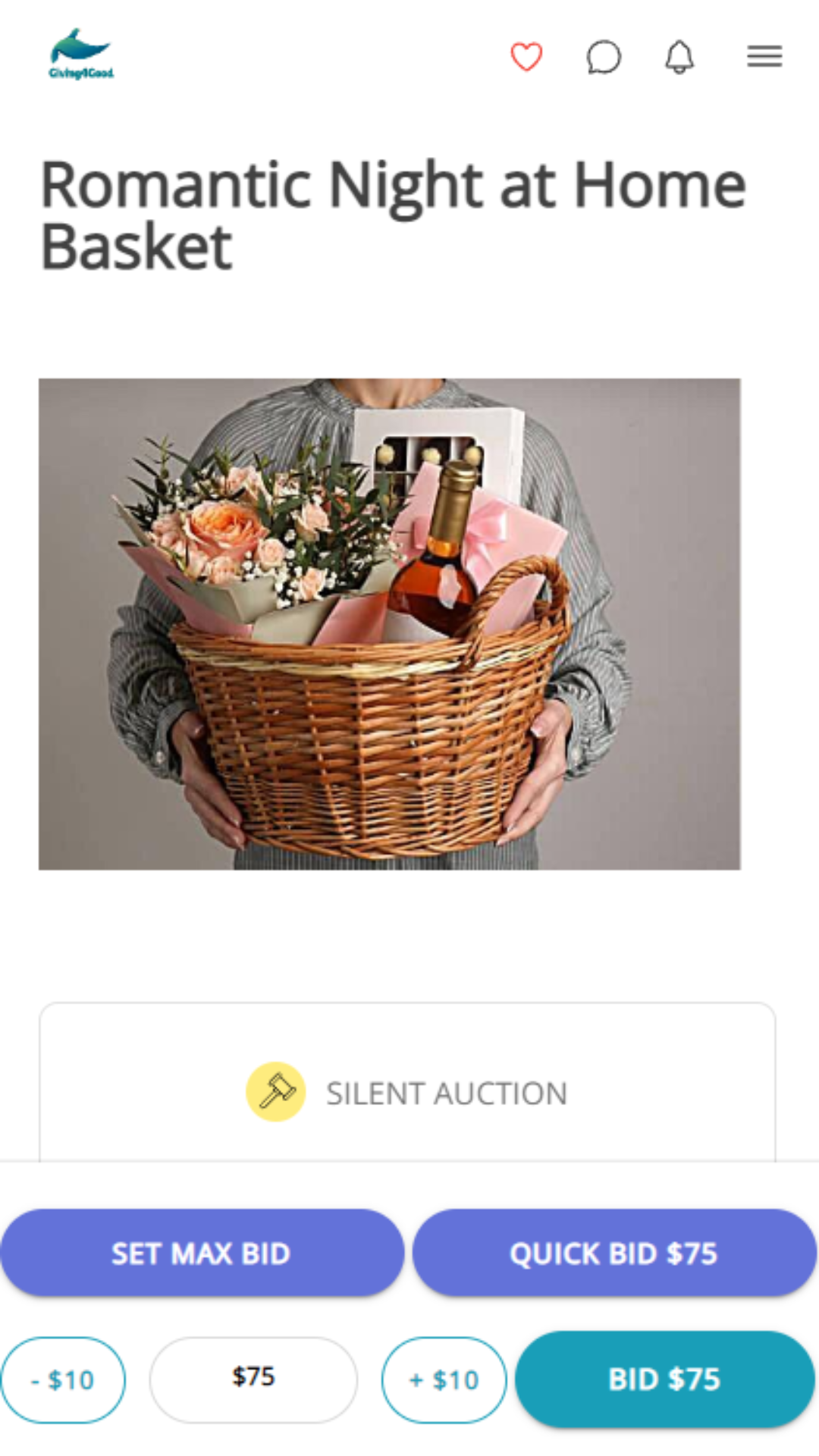 screenshot of Bid Beacon